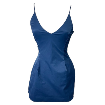 Alaya Dress - Denim Blue