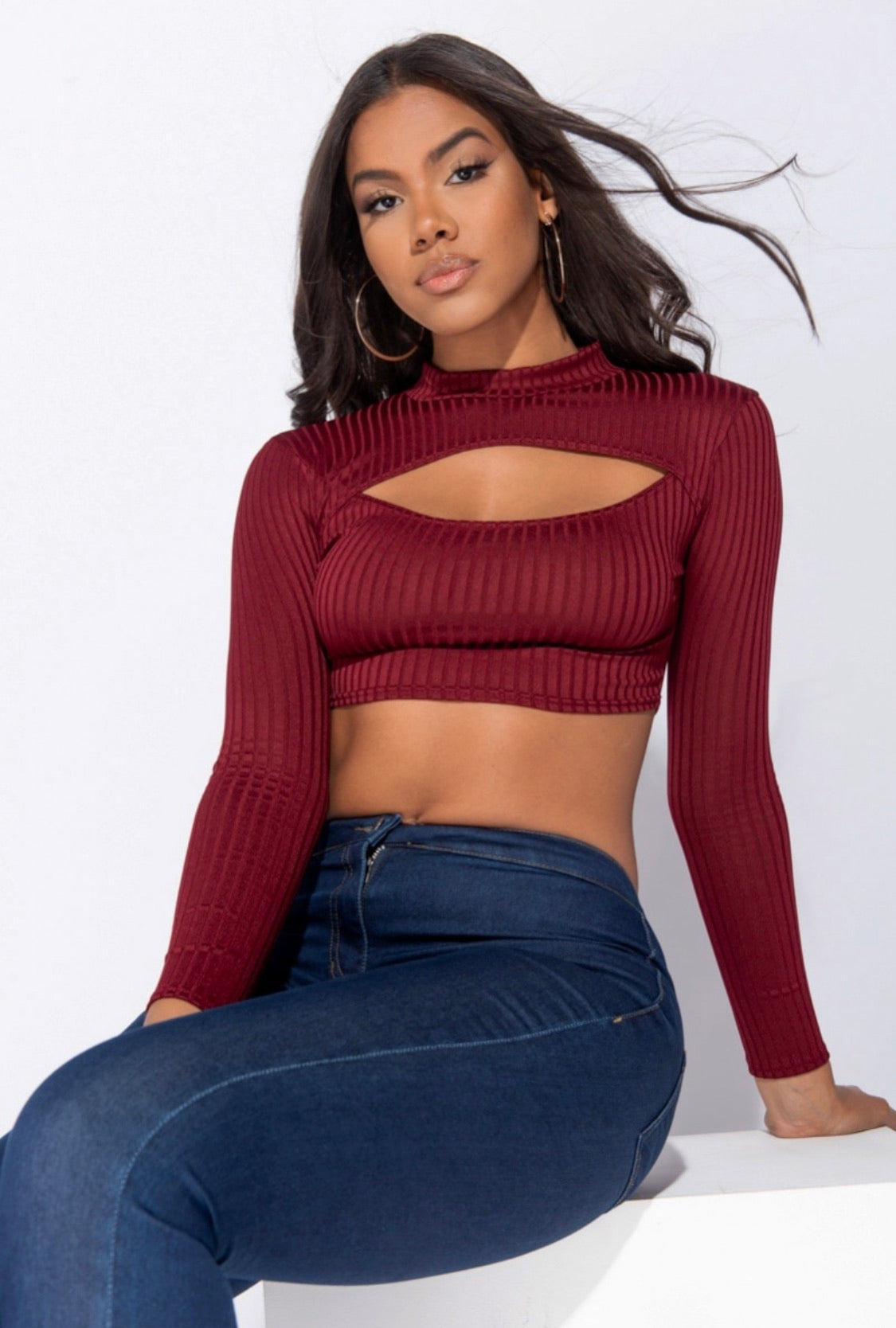 Alissa Top - Burgundy