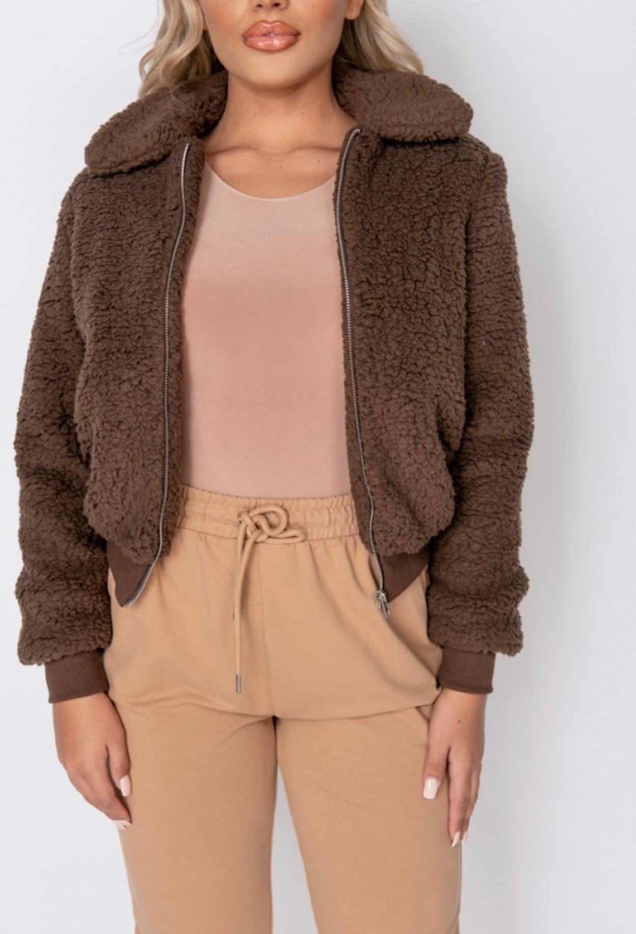 Dolled Up Jacket - Chocolate